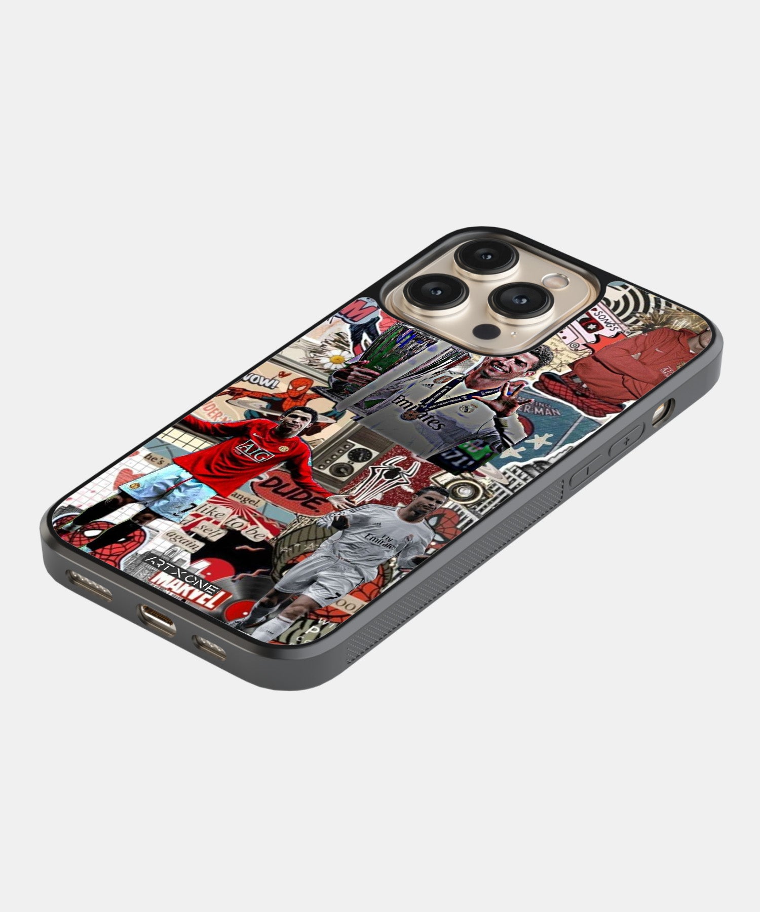 Football (Ronaldo x Spiderman) Mobile Back Cover