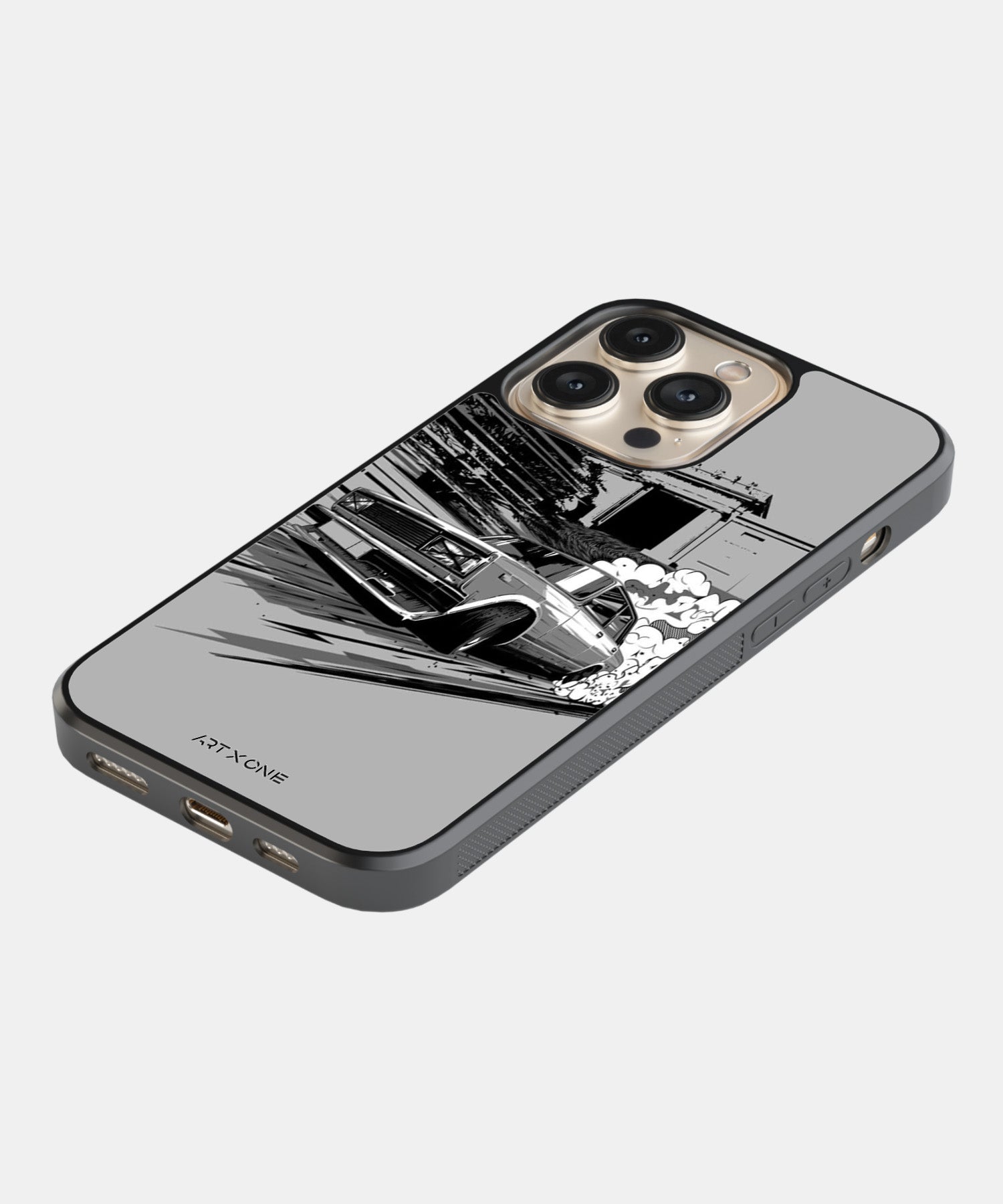 Vintage Car Grayscale Mobile Back Cover