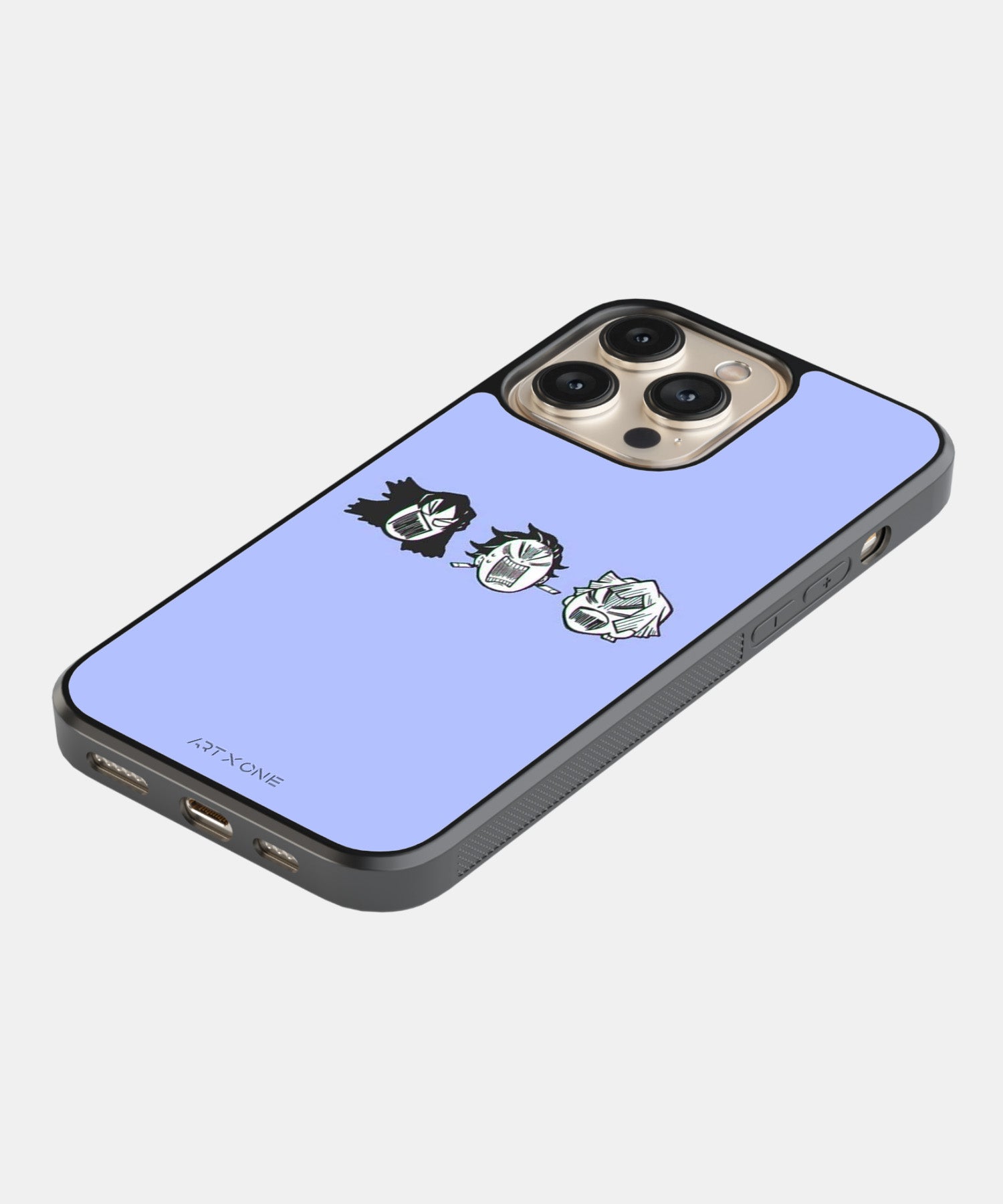 Cute Lavender Demon Slayer Mobile Back Cover
