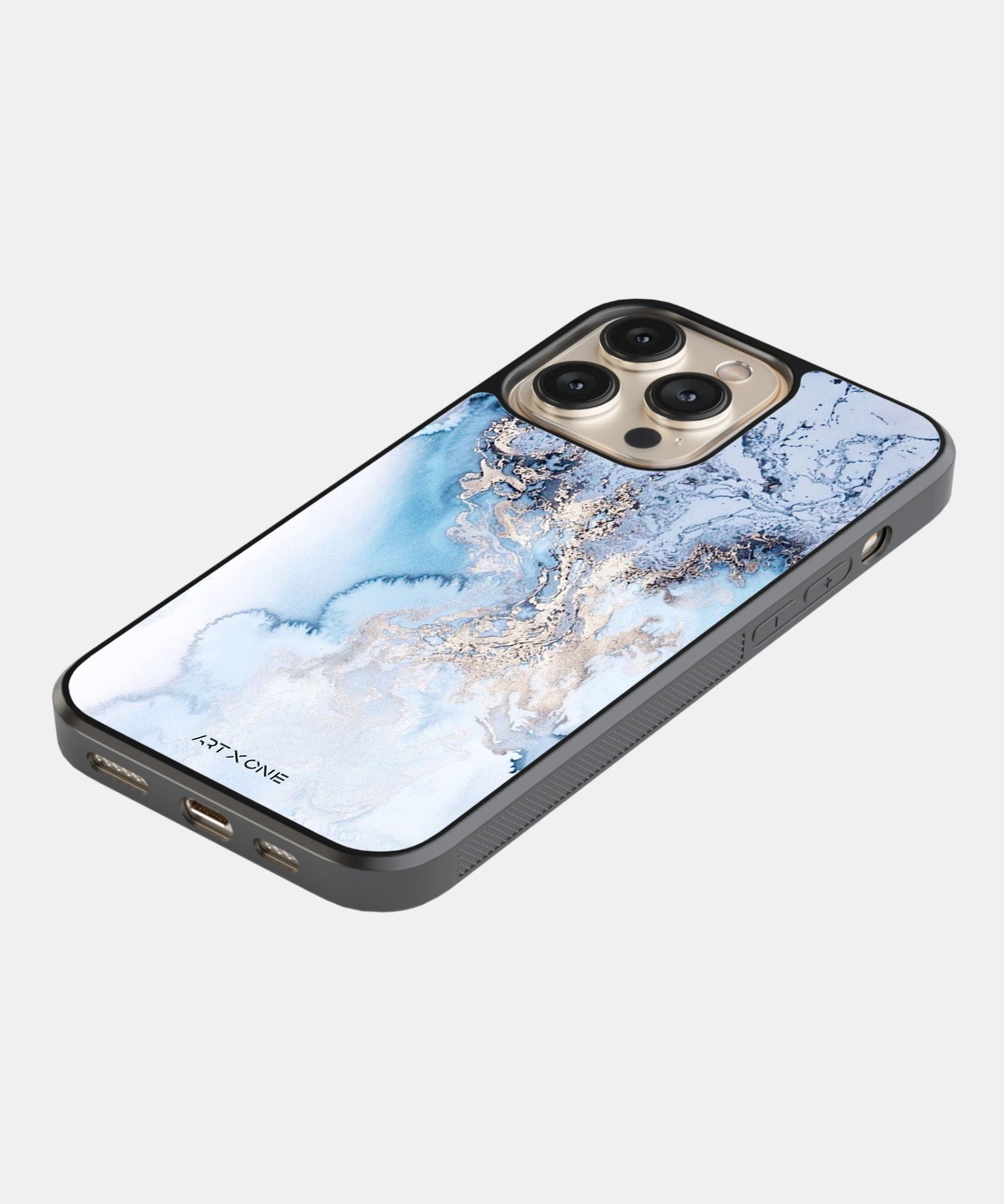 Aries Gold Marbel Mobile Back Cover