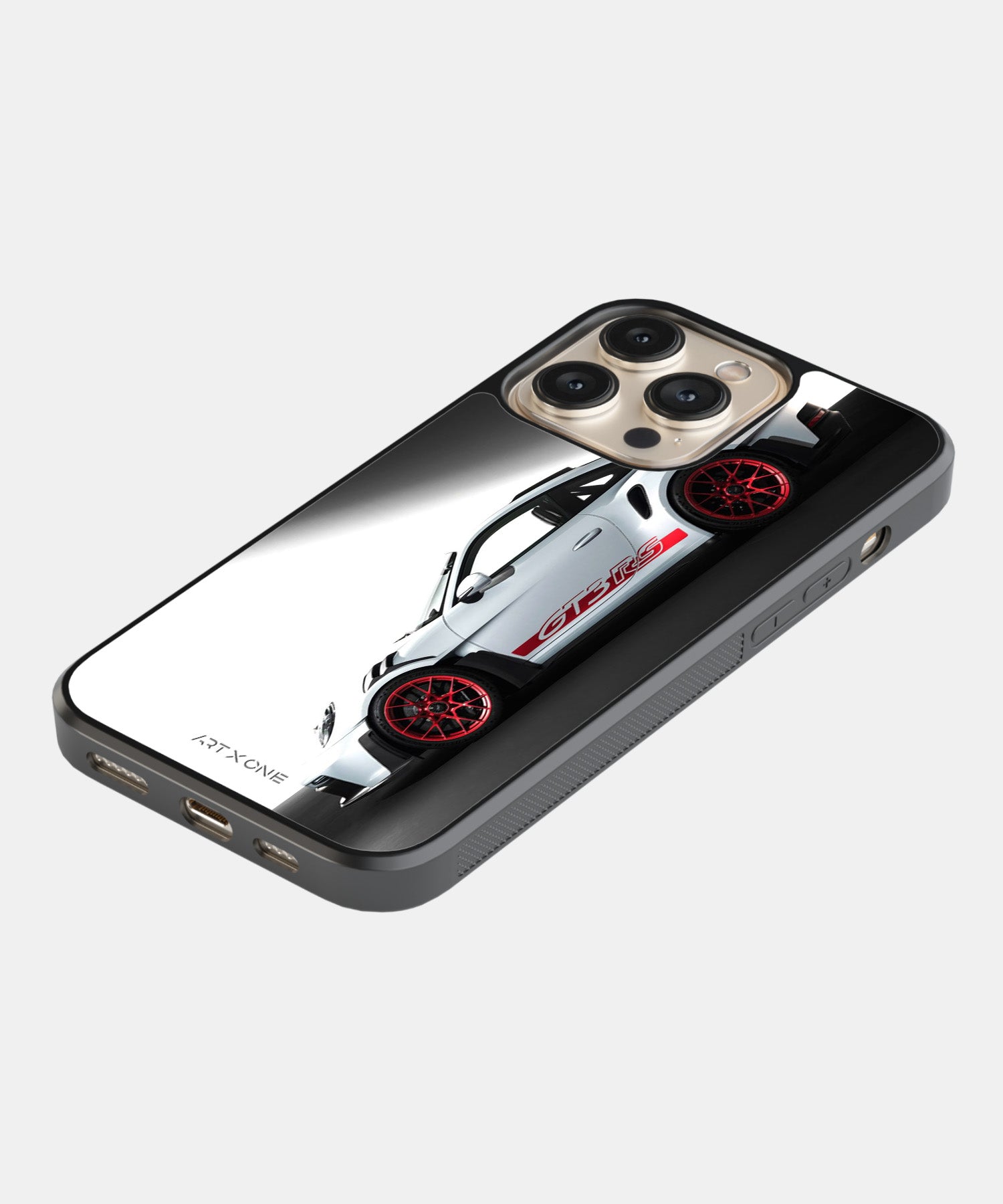 Sports Car  (White GT3 RS) Mobile Back Cover