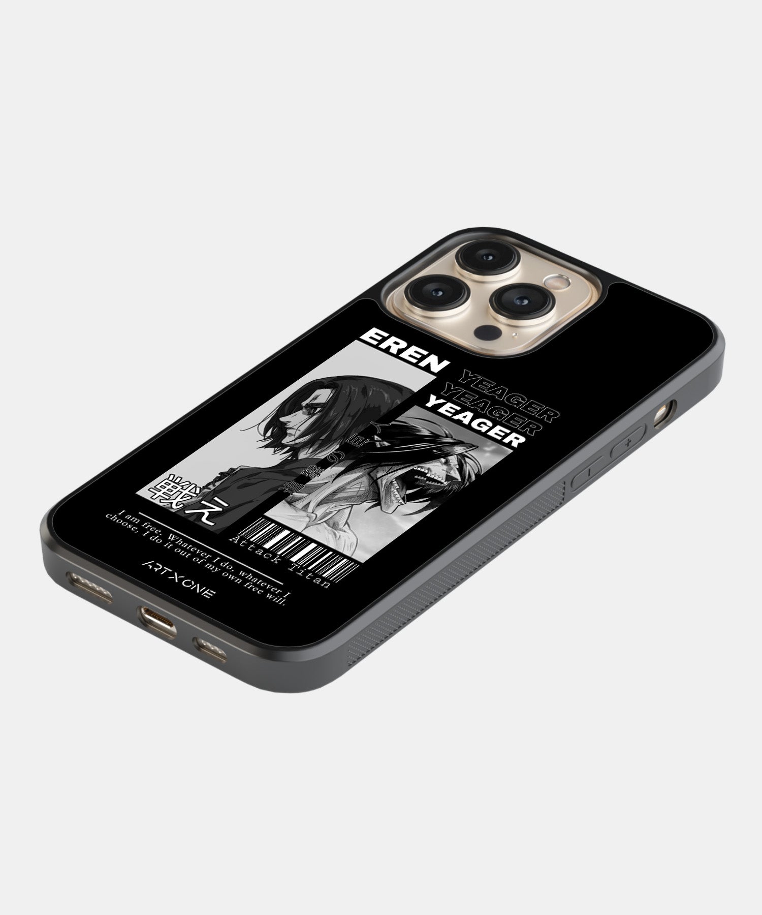 Attack On Titan (Eren X Attack Titan) Mobile Back Cover