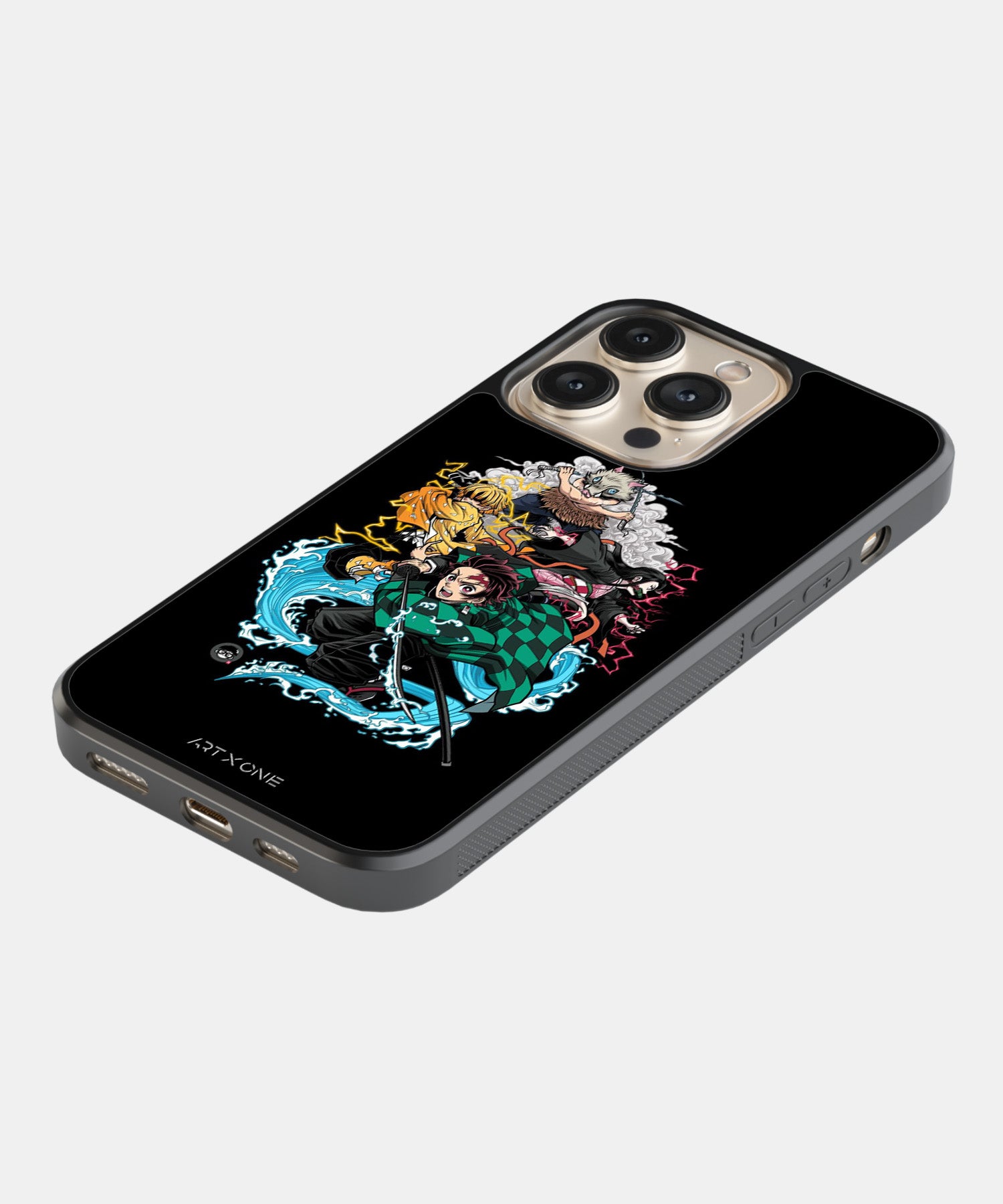 Black Demon Slayer Mobile Back Cover