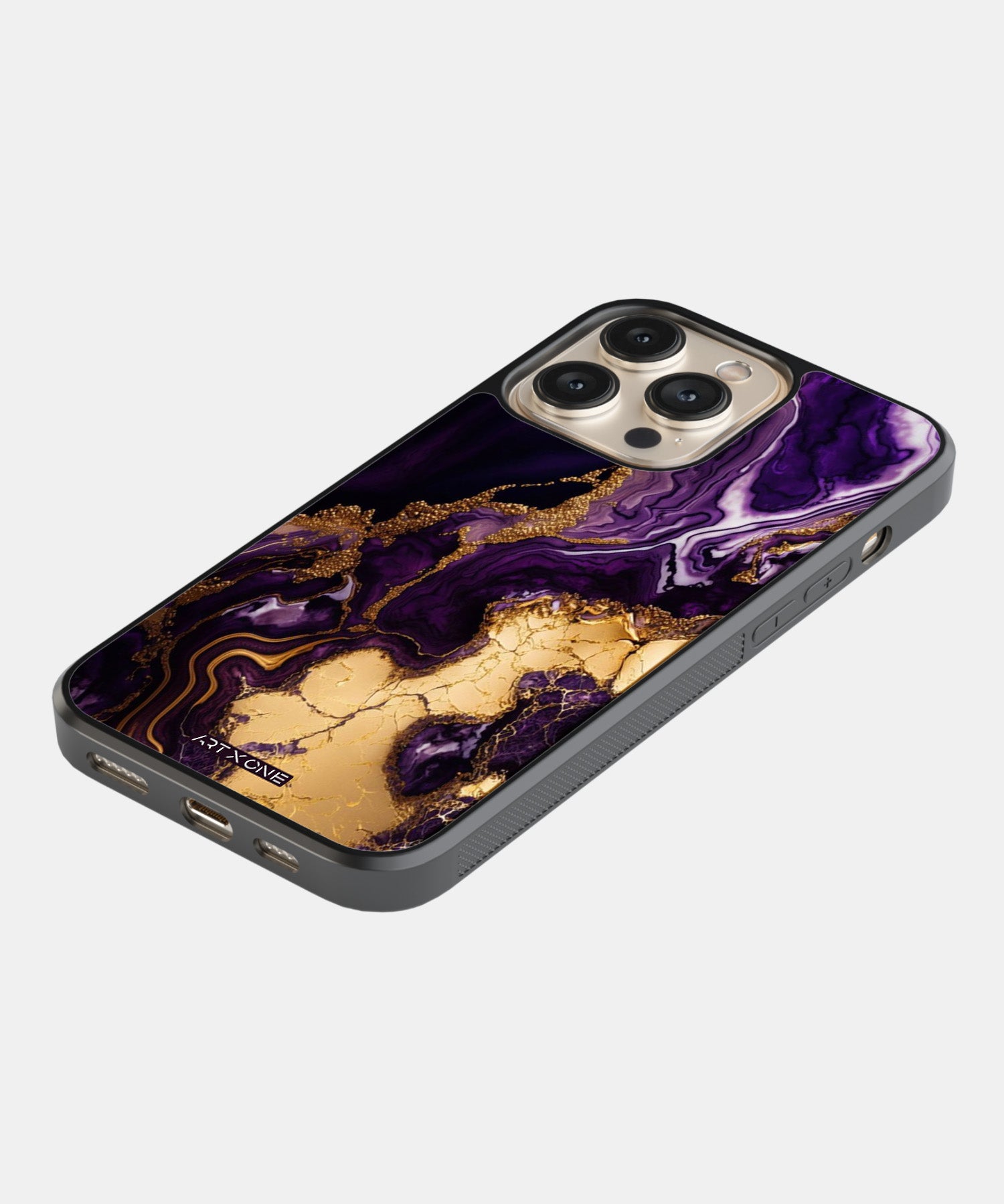 Purple Marbel Mobile Back Cover