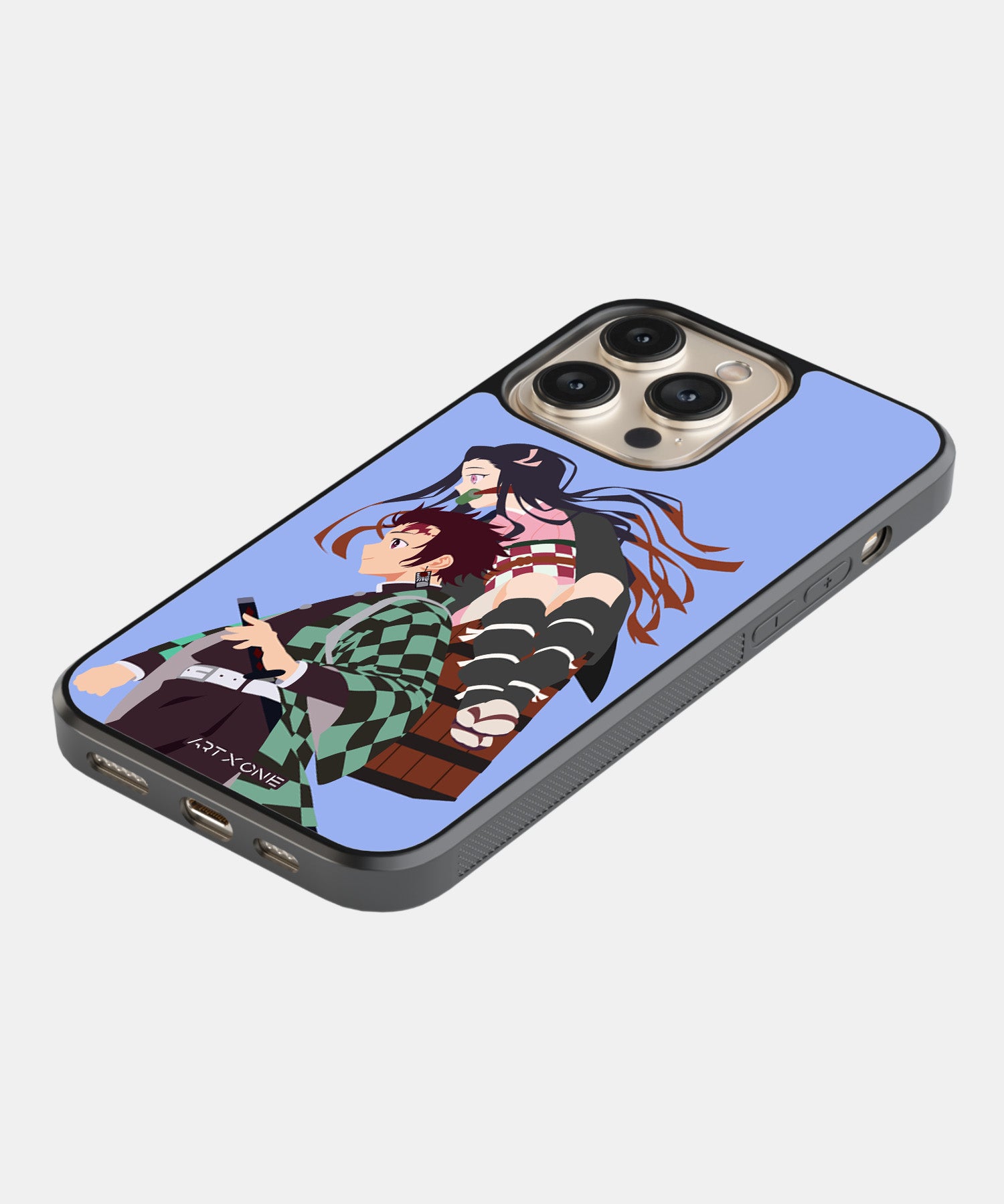 Tanjiro carrying Nezuko Mobile Back Cover